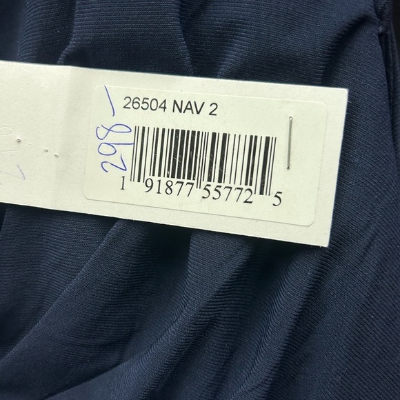 Mac Duggal 26504 NWT V-NECK RUCHED JERSEY GOWN - Picture 8 of 10